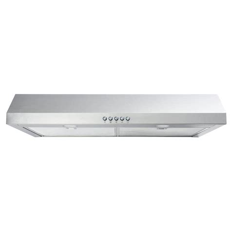 30-in stainless steel under cabinet range hood with charcoal filter|30 inch range hood.